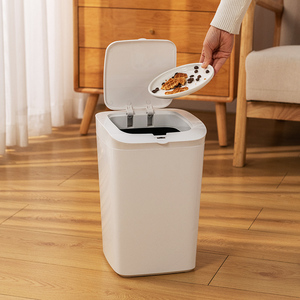 <span class=keywords><strong>Poubelle</strong></span> intelligente à capteur <span class=keywords><strong>automatique</strong></span>, étanche, grande capacité, sans contact, avec capteur ultrasonique pour cuisine et salon - Product Image 6