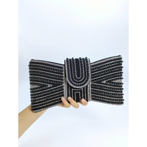 Rhinestone Fashion PU Wedding <b>Clutch</b> Evening Bag for Women with Polyester Lining - Product Image 5