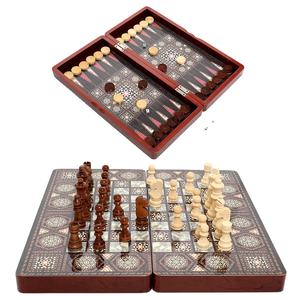 Set di Scacchi in Legno Fatto a Mano di Alta Qualità per Adulti con Pezzi di Qualità, Set <span class=keywords><strong>da</strong></span> Gioco <span class=keywords><strong>da</strong></span> <span class=keywords><strong>Tavolo</strong></span> - Product Image 5