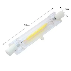Công suất cao R7S dẫn ống thủy tinh <span class=keywords><strong>COB</strong></span> bóng đèn 78mm 118mm ngô đèn j78 j118 Halogen ánh sáng thay thế cho dân cư sử dụng AC 110V 220V - Product Image 4