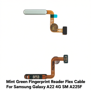 Cable flexible con lector de huellas dactilares verde menta para Samsung Galaxy A22 4G SM A225F - Product Image 2