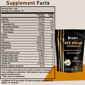 Suplemento de Polen de Abeja Aogubio, Perlas de Abeja Atenienses, Apoyo Natural, Extracto de Pan de Abeja Espartano y Vitamina C, Cápsulas de Polen de Abeja - Product Image 5