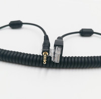 Câble spirale TRRS vers RJ45 8p8c