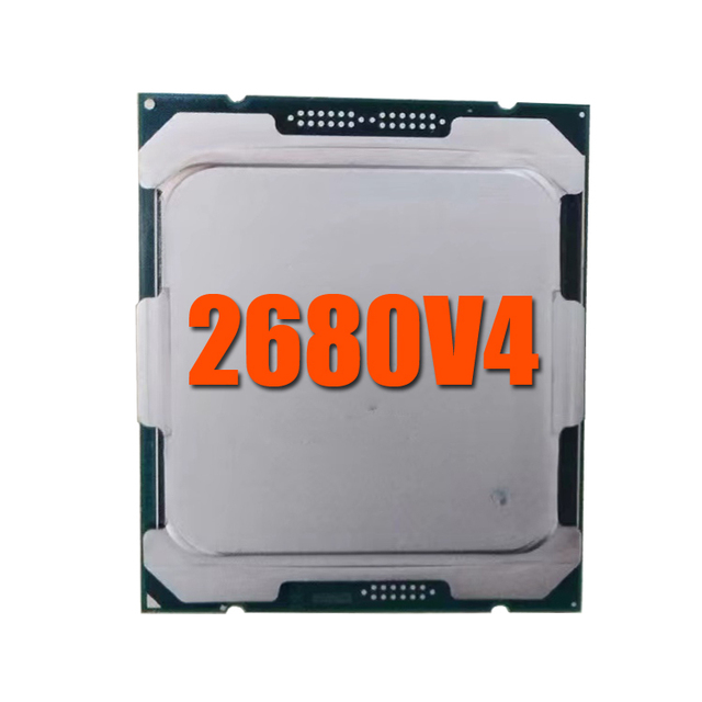 Reused Original for Xeon E5-2680V4 E5 2680 V4 E5 2680V4 2.4 GHz Batch Used Fourteen Cores 35M 120W 14nm LGA 2011-3