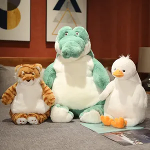 Plush Toy Manufacturer Kawaii Peluche Super Soft Stuffed Animals Fat Lazy Bear Duck 80Cm Giant Plush