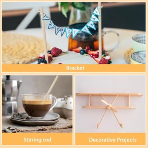 Bâtonnets de bois de <span class=keywords><strong>balsa</strong></span> Tiges de cheville <span class=keywords><strong>en</strong></span> bois carrées Bandes inachevées Bâtonnets de bois dur pour l'artisanat Projets de bricolage Fabrication de modèles - Product Image 3