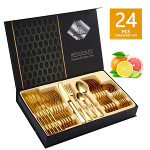 ชุดมีดสเต็กตะวันตก 24 ชิ้น พร้อมส้อม ช้อน มีดผลไม้ ทำจากสแตนเลส 1010 สำหรับงานเลี้ยงอาหารค่ำ - Product Image 5