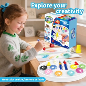 Andere educatieve tekensets Kleur Wonder Magische Penseel Schilderen DIY Creatieve Sets Spatvrije Schilderstation Cadeaus voor Kinderen - Product Image 5