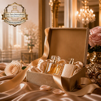 Coffret Cadeau Paris Luxe Eau de Parfum 20% Parfum Lait Corporel Boîte Floral Iris Musc Vanille Marque Privée