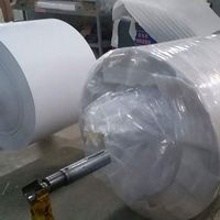Rouleau géant de papier thermique auto-adhésif bon marché de grande usine chinoise 48 g/m² 55 g/m²