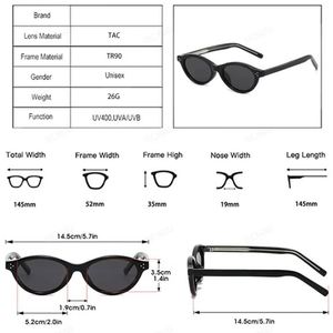 Gafas de Sol Personalizadas con Logotipo, Moda Retro 2025, Unisex, TR90, Ojo de Gato, UV400, Polarizadas, Ovaladas - Product Image 6