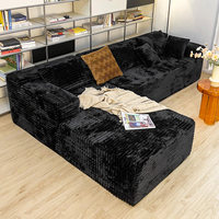 Canapés Compressés : Canapé Modulaire Sans Armature, Canapé-Lit Convertible, Idéal pour Gagner de la Place