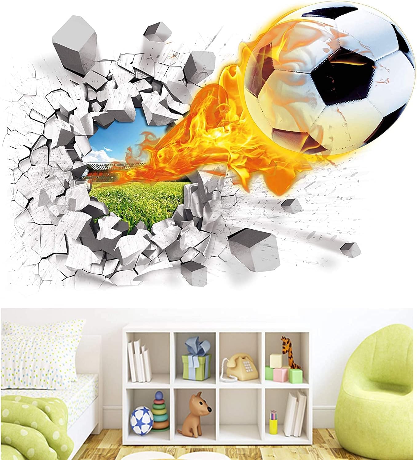 Stickers muraux amovibles personnalisés chambre de fille espace décalcomanies 3d de décoration intérieure pour chambre d'enfants