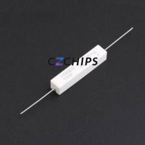 ตัวต้านทานแบบ Through-Hole รุ่น SQP10AJB-10R (THT) ขนาด 48x9.5 มม. ชนิดซีเมนต์ 10 โอห์ม 5% 10 วัตต์ - Product Image 1