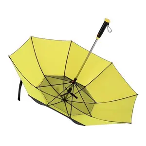 创意时尚新设计太阳能酷内置带标志风扇伞