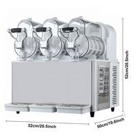 Machine populaire de granit de boue de glace congelée Cocktails Margarita Machine Milk Shake Slush Machine
