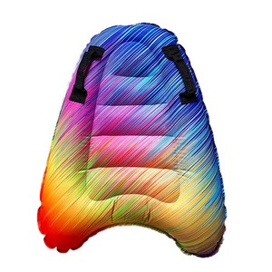 Colchoneta Flotante Inflable Colorida con Asas para Actividades Acuáticas, Ayuda de Flotación de PVC Unisex para Lagos y Ríos - Product Image 1