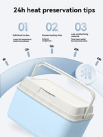 Glacière isotherme portable haute capacité et durable pour la conservation de la glace, idéale pour les fruits de mer, la viande, les fruits, les restaurants et la restauration