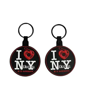 2024 new rubber keychain characters skull logo keychains for men personalized keychain holder