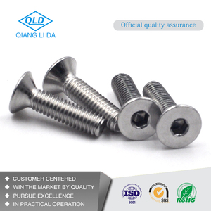 Chất lượng cao DIN 7991 lục giác ổ cắm chìm đầu csk phẳng Đầu Nắp vít thép không gỉ 304(A2-70)/316(A4-70) m3-M24 - Product Image 2