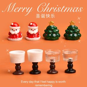 Miniaturas para Casa de Muñecas, Decoración Navideña, Taza de Helado, Accesorios para Casa de Muñecas, Juguete de Simulación - Product Image 2
