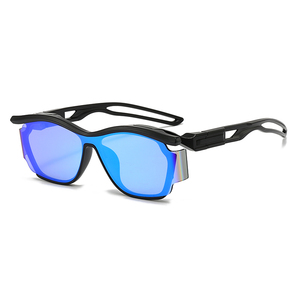 New Coming Fashion One Piece Sporting Unisex Sunglasses with <b>Copper</b> <b>Frame</b> TAC Lenses Custom Logo UV400 Protection - Product Image 5
