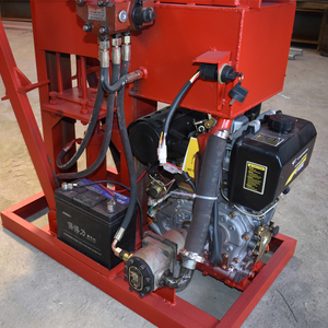 Máy làm gạch đất sét khối lồng vào nhau hoàn hảo tạo khối lát phiên bản diesel - Product Image 4