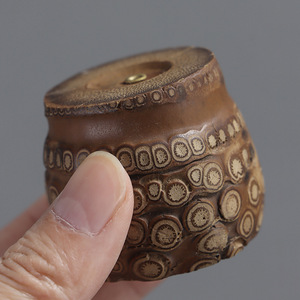 Brûleur d'encens en bambou pour usage domestique, porte-encens de style zen chinois, support d'encens, fournitures pour cérémonie d'encens, thé zen - Product Image 3
