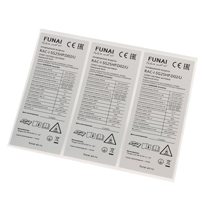 Sáng bạc ul chứng nhận Nhãn độ tương phản cao chống xước an toàn bám dính an toàn nhãn cho thiết bị gia dụng - Product Image 2