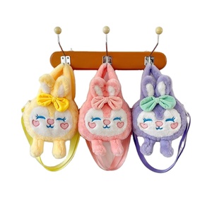 ใหม่กระเป๋าเป้สะพายหลังผ้ากำมะหยี่ลายการ์ตูนน่ารักกระเป๋าสะพายไหล่กระต่ายแบบลำลองของขวัญขายส่ง - Product Image 1