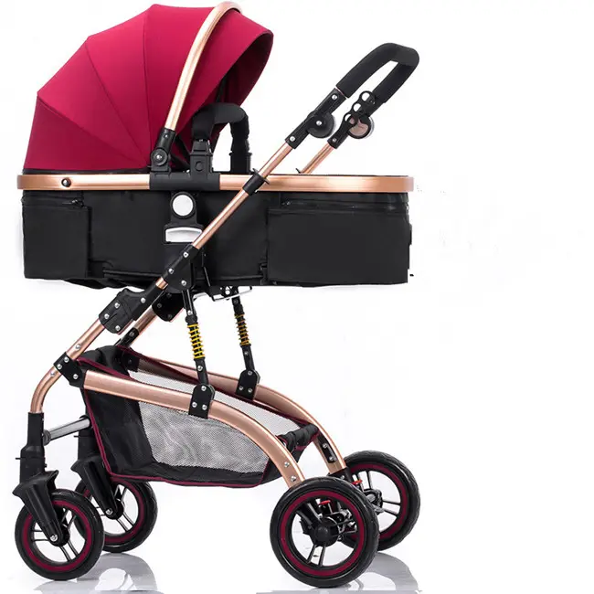 Luxe 4 Wielen Kinderwagen Wagen Kleine Hond En Drager Met Paraplufunctie