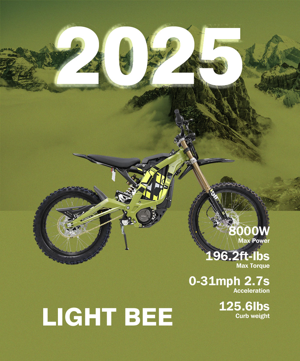 2025 Surron Light Bee X 8000W Electric Dirt Bike High Speed Off Road EBike for Sale