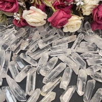 Tiras de cristal de piedra semipreciosa rugosa curativa Natural, tira de cuarzo transparente cruda para regalo
