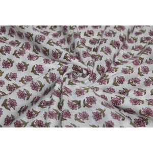 Tela de Algodón Premium 60x60 Hecha a Mano, Tejida, 110 GSM, Estampados Naturales Indios, Vestidos para Niños, Cortinas Ligeras, Decoración de Bolsos - Product Image 6