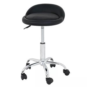 Moderno simple corto ajustable giratorio taburete <span class=keywords><strong>de</strong></span> bar silla con cuero <span class=keywords><strong>de</strong></span> la PU y la rueda extraíble - Product Image 1