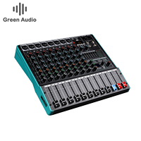 GAX-TK8 Mixeur audio professionnel 8 canaux, contrôle multi-canaux, effets intégrés, enregistrement USB, BT 5.0 sans fil pour la scène