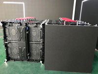 Pantalla LED portátil súper delgada para eventos en vivo Alquiler de cabina de DJ LED curva digital interactiva de video
