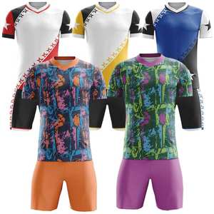 Оптовые футбольные формы 2026 года: новые, для взрослых, с индивидуальной печатью номеров и имен, командные и персонализированные майки, дышащие, высококачественные - Product Image 1