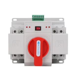 ATS switch automatic transfer 2Pole 63A 80A 100A 125A ATS Automatic Dual Power Changeover Switch for Diesel Generator