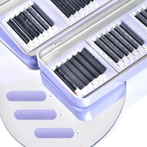 Caja de Almacenamiento Magnética Portátil para Pestañas, Estuche para Extensiones de Pestañas, Paleta Magnética para Pestañas, Caja de Metal - Product Image 4