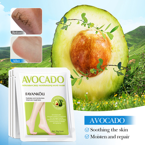 OEM FAYANKOU meilleure vente collagène avocat gelée de pétrole masque hydratant pour les pieds nourrissant anti-fissuration masque peeling pour les pieds - Product Image 5