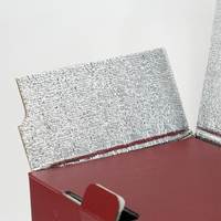 Cartón RSC reciclable de fábrica colorida, embalaje de carne congelada de fruta fresca corrugada OEM, cajas aisladas de papel de aluminio