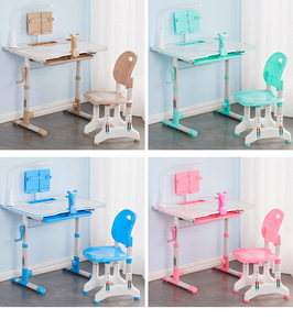 Conjunto <span class=keywords><strong>de</strong></span> Silla y <span class=keywords><strong>Escritorio</strong></span> Ajustable para Niños <span class=keywords><strong>de</strong></span> Primaria, Material <span class=keywords><strong>de</strong></span> Madera Contrachapada, Diseño Moderno, Duradero y Ecológico - Product Image 6