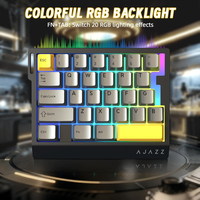 Clavier de jeu RVB filaire à une main AJAZZ AK029 OEM à échange à chaud, 29 touches, taux de polling HI-FI 8000 Hz, interrupteur magnétique RT 0,01 mm