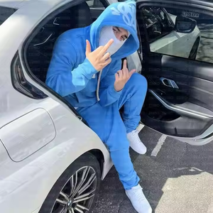 Felpa <span class=keywords><strong>da</strong></span> Donna con Cappuccio e Zip Personalizzata Spider, Streetwear Oversize in Cotone Blank 500gsm di Alta Qualità con Lavaggio Acido - Product Image 3