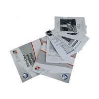 Usine personnalisé noir blanc Art papier livret couture couleur Brochure pliant Flyer-haute qualité papier carton impression