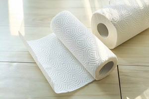 Cleaning <b>Kitchen</b> Roll <b>Paper</b> Towel Big Roll Lazy Clean Rag with <b>Kitchen</b> Disposable Wave Natural Bamboo Pulp 2ply Custom - Product Image 3