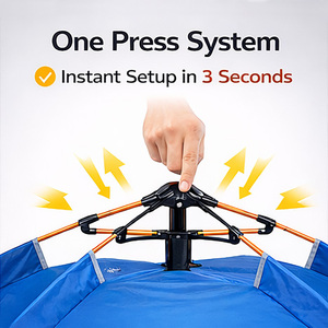 <span class=keywords><strong>Tente</strong></span> de camping dôme automatique portable ultralégère et imperméable pour <span class=keywords><strong>1</strong></span>-<span class=keywords><strong>2</strong></span> personnes, idéale pour les voyages en extérieur - Product Image 4