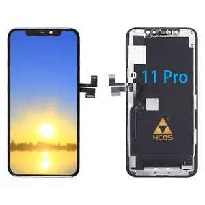 HCQS JK Incell LCD Ponsel Iphone X, Layar Sentuh Pengganti untuk Iphone X, XR, XS, 11 Max, 12 Pro