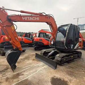Mini-excavatrice hydraulique Hitachi ZX70 d'occasion, 7 tonnes, moteur japonais d'origine, faible nombre d'heures de fonctionnement, en stock. - Product Image 1